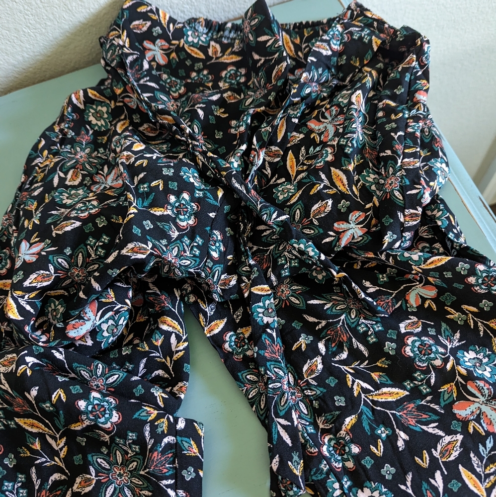Flower Patterned Pants - image 2